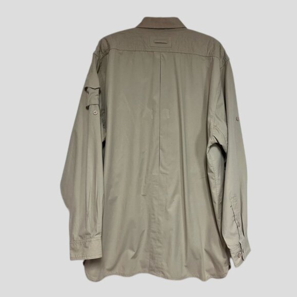 ExOfficio Outdoor Sport Adventure Travel Safari Long Sleeve Button Down Shirt - Picture 2 of 12